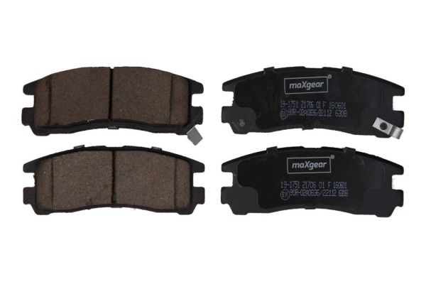 MAXGEAR 19-1751 Brake pad set, disc brake
