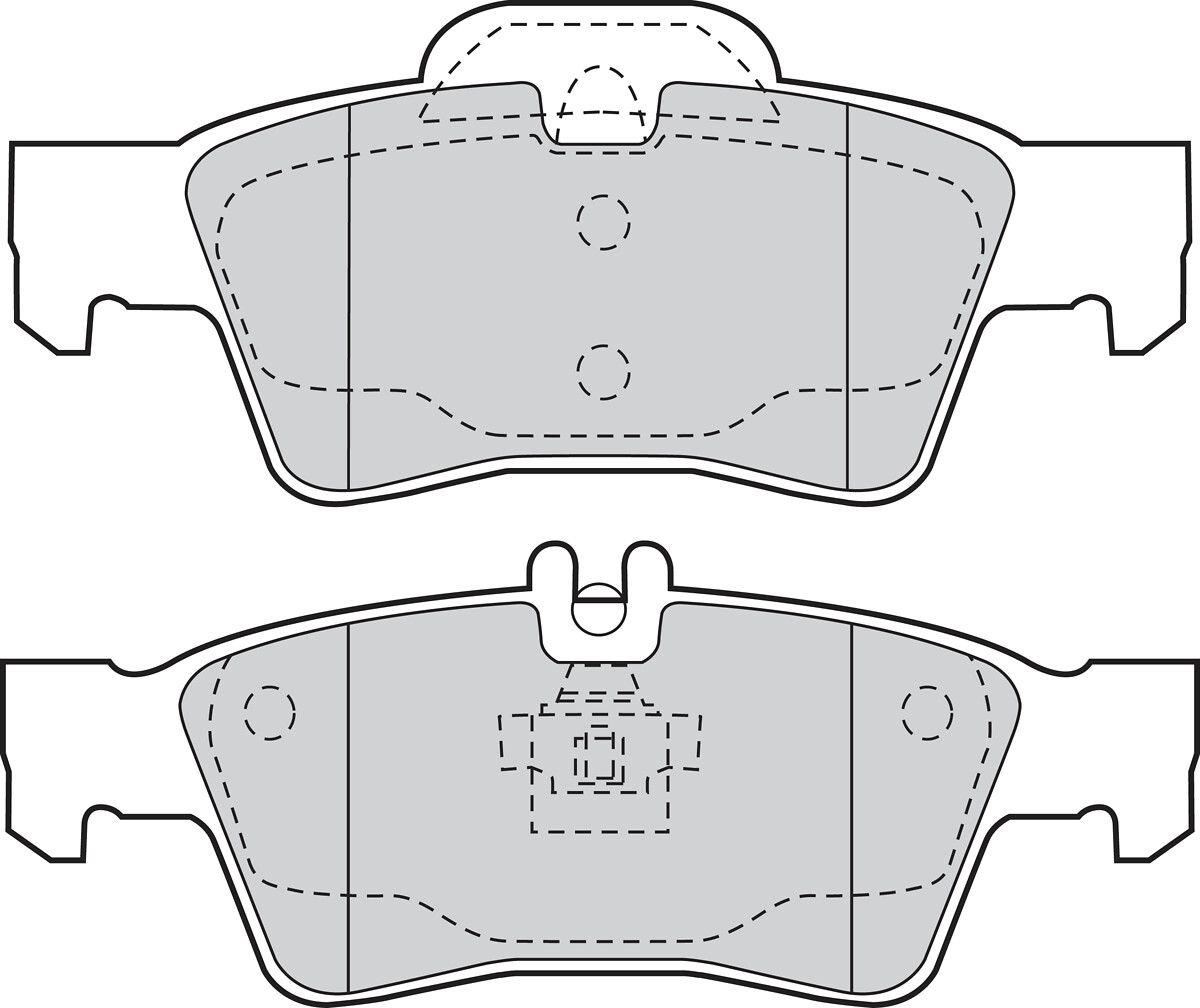 Brake Pad Set, disc brake-1