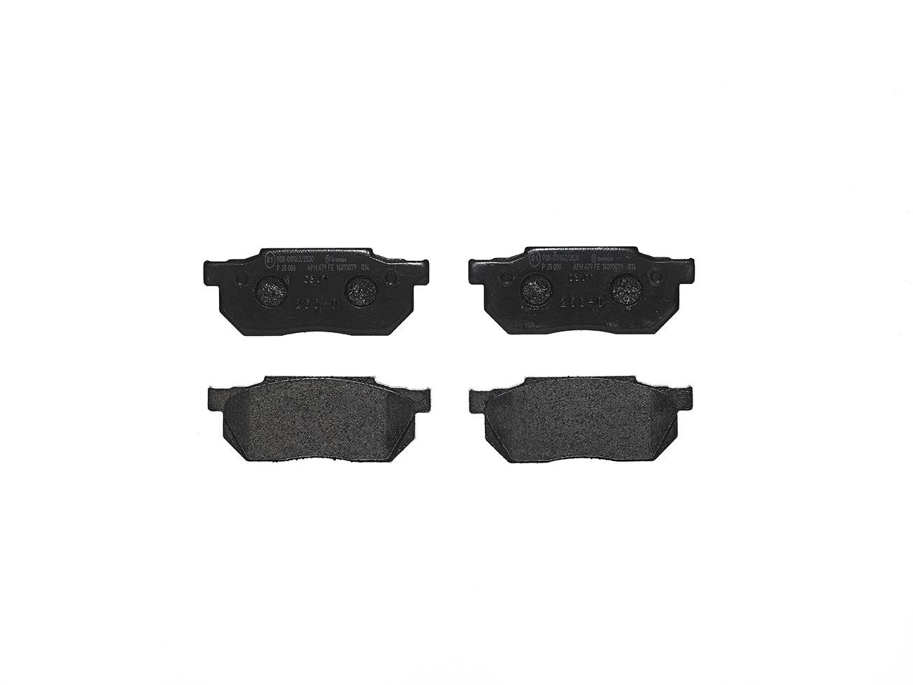 BREMBO P 28 006 Brake pad set, disc brake