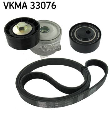 SKF VKMA 33076 V formos rumbuotas diržas, komplektas