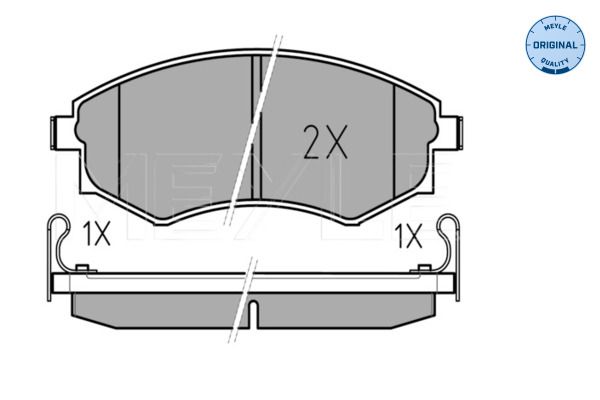 MEYLE 025 217 2517/W Brake pad set, disc brake