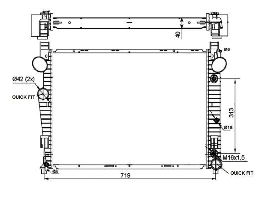 Radiator, engine cooling-4
