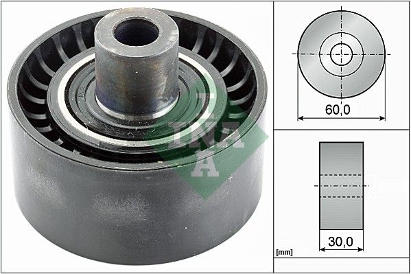 SCHAEFFLER INA 532 0538 10 Deflection/guide pulley, v-ribbed belt