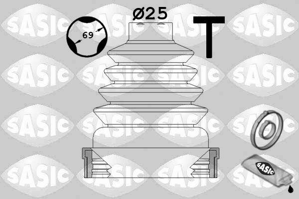 SASIC 1904023 Bellow kit, drive shaft