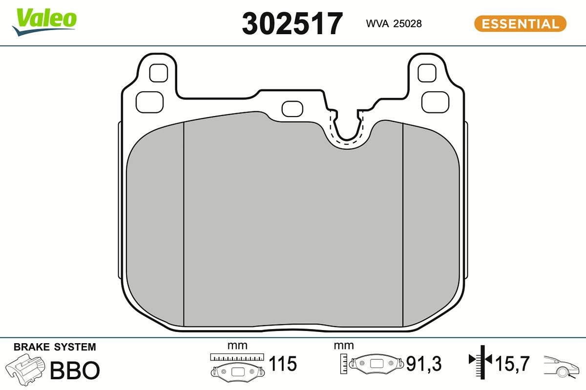 Brake Pad Set, disc brake-main