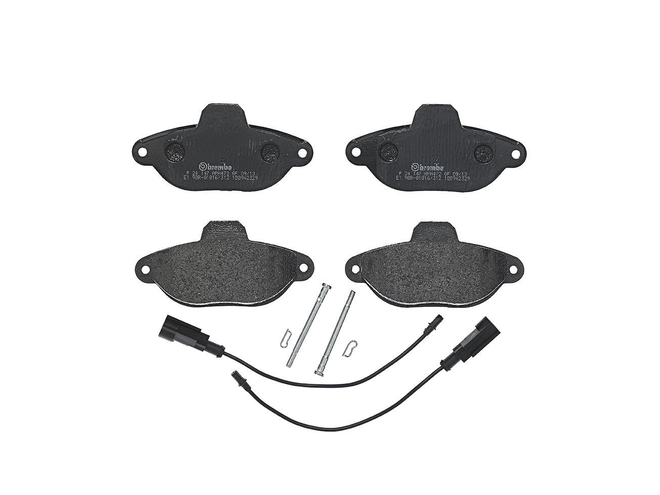 BREMBO P 24 147 Brake pad set, disc brake