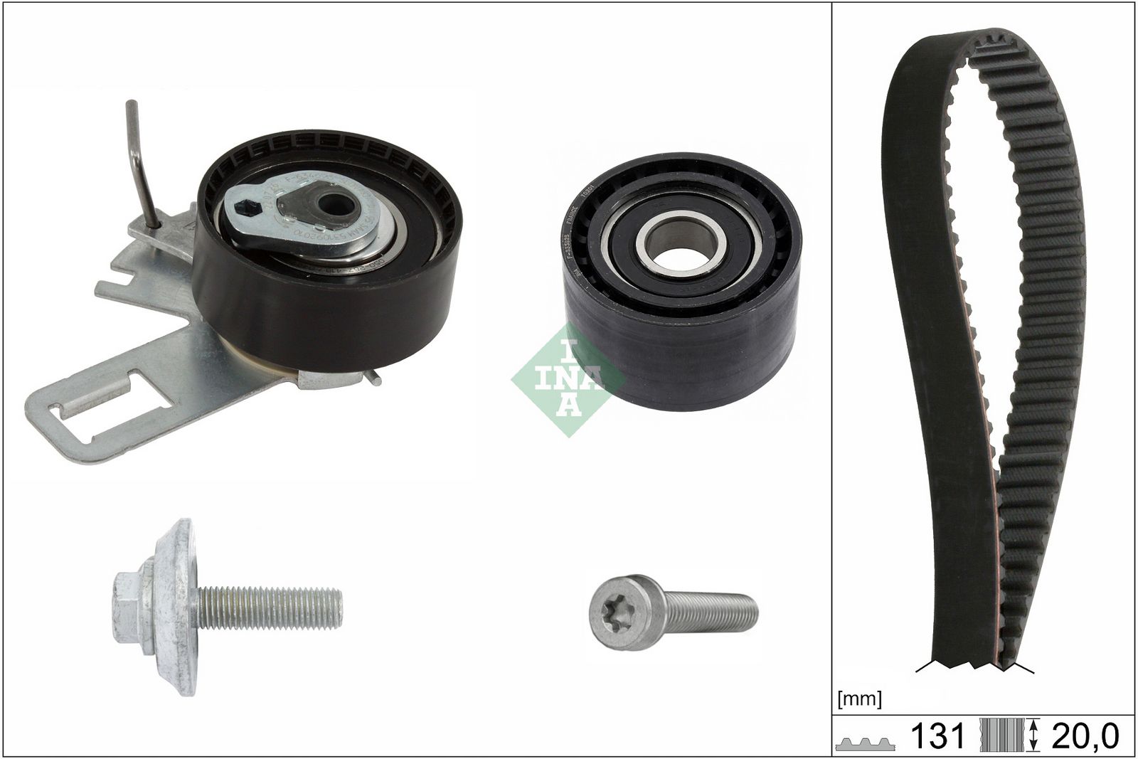 SCHAEFFLER INA 530 0760 10 Timing belt kit