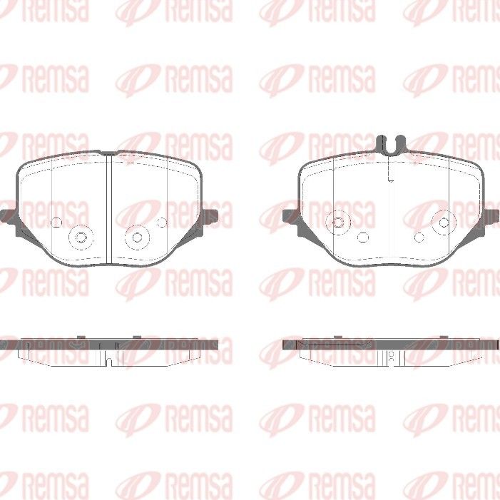 REMSA 1950.00 Brake pad set, disc brake