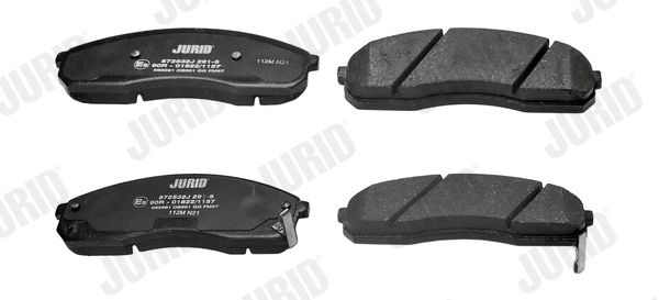JURID 572532J Stabdžių trinkelių rinkinys, diskinis stabdys