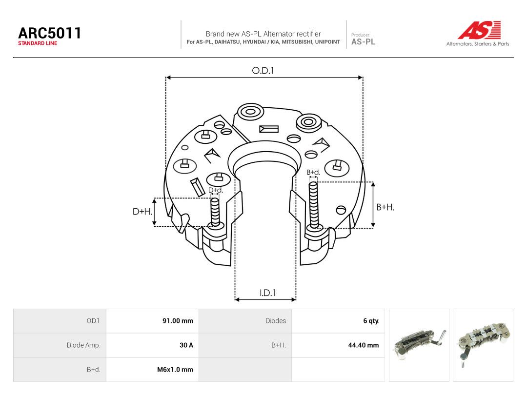Rectifier, alternator-2