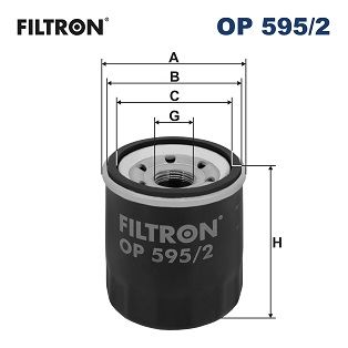 FILTRON OP 595/2 Alyvos filtras