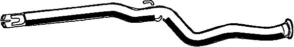 ASMET 09.049 Repair pipe, catalytic converter