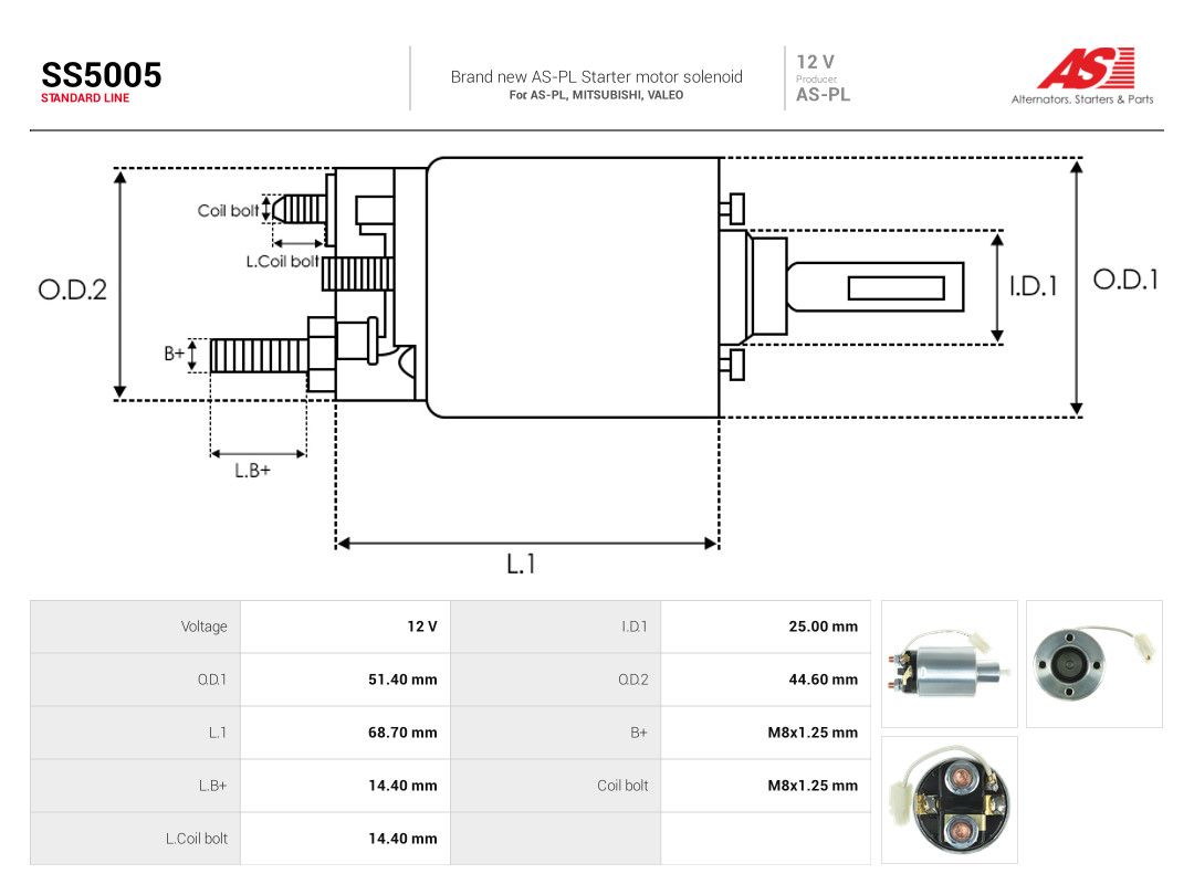 Solenoid Switch, starter-3