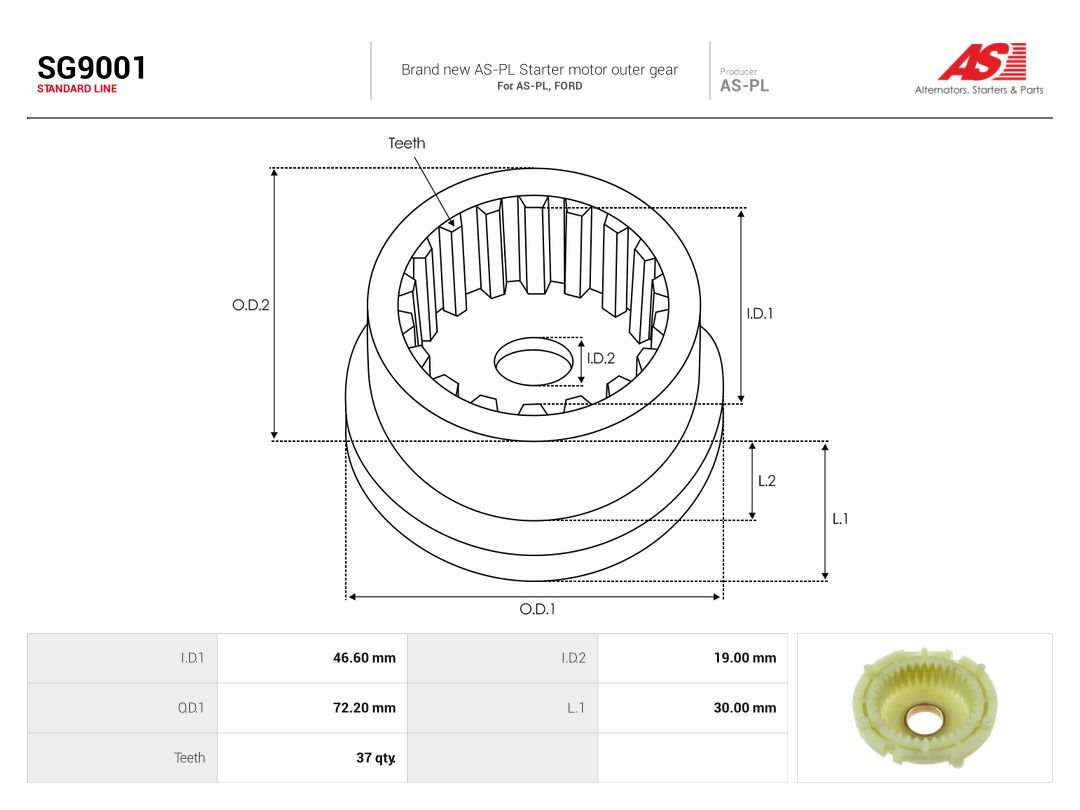 Repair Kit, starter-1