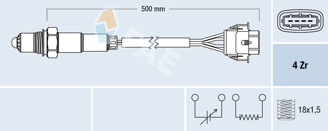 FAE 77303 Oxygen sensor