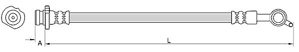 METZGER AUTOTEILE 4110849 Brake hose