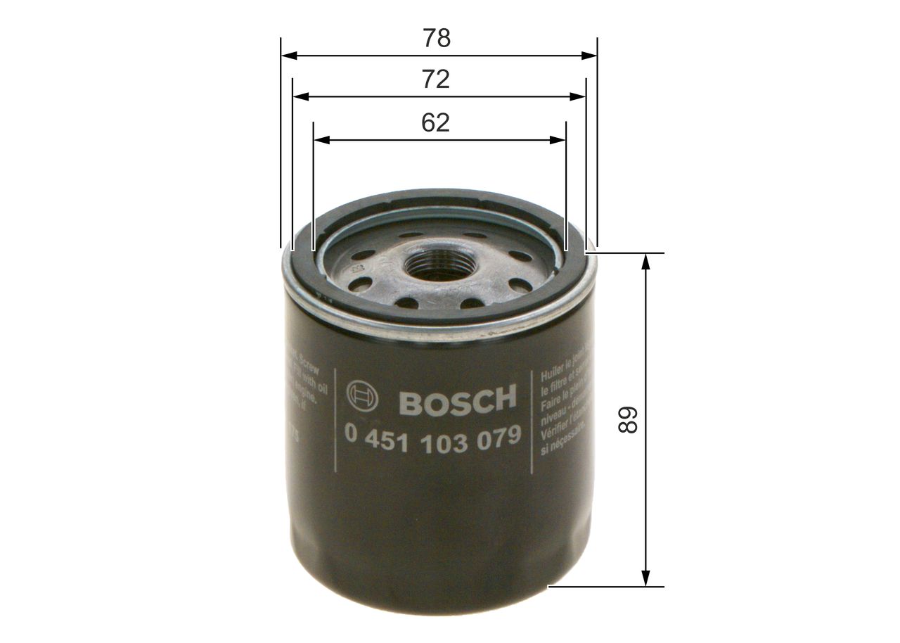 BOSCH 0 451 103 079 Oil filter