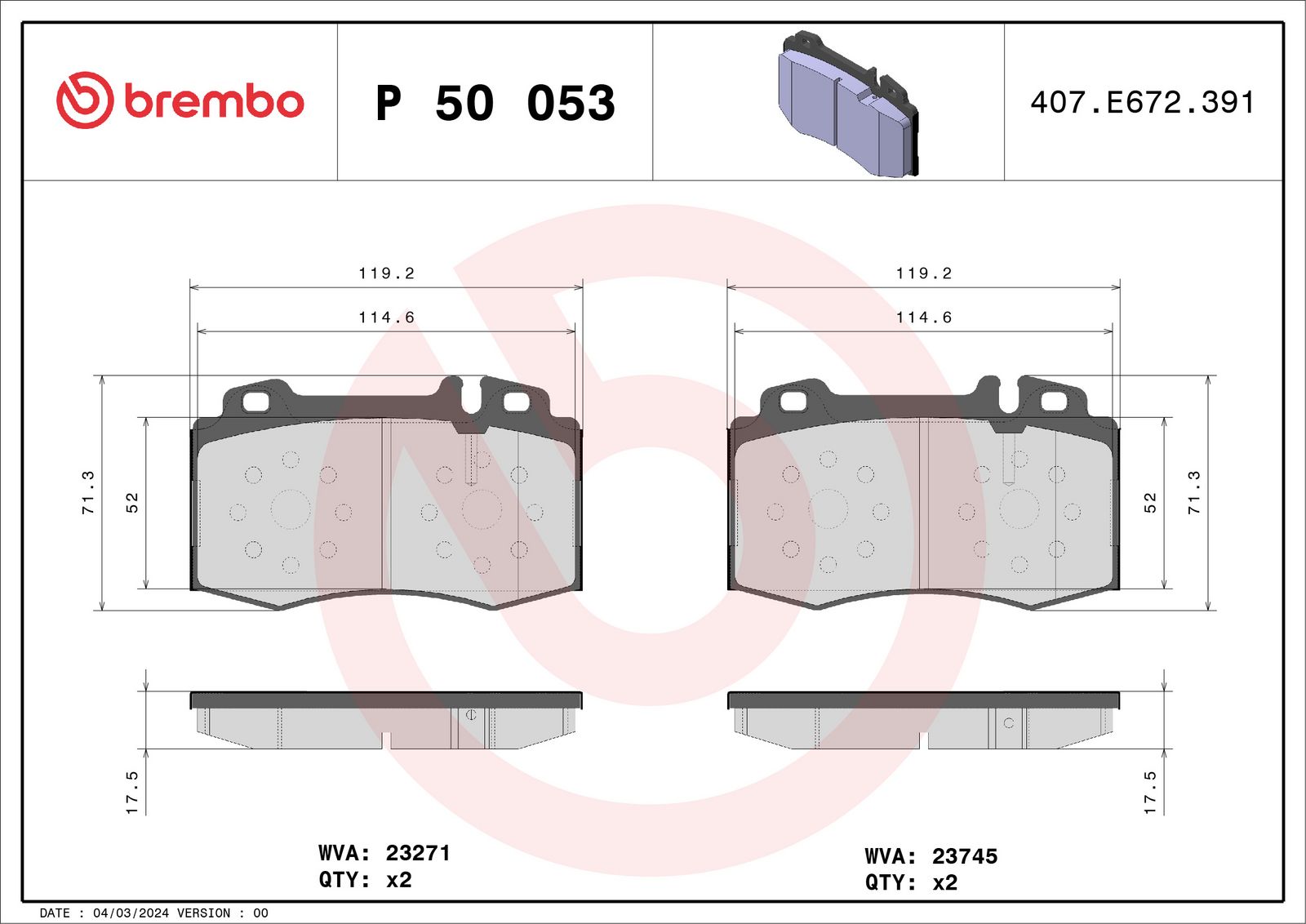 Brake Pad Set, disc brake-1