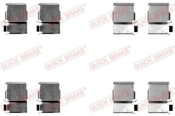 QUICK BRAKE 109-1033 Accessory kit, disc brake pad