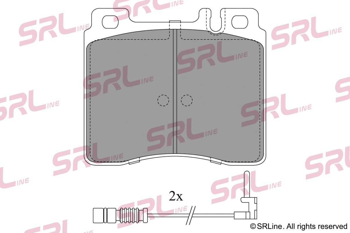 SRLINE S70-0290 Brake pad set, disc brake