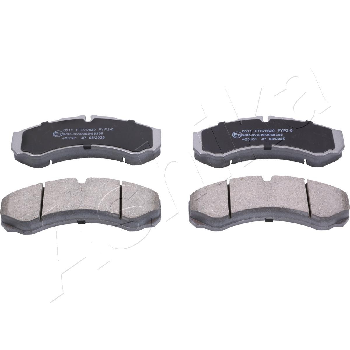 ASHIKA 50-00-0011 Stabdžių trinkelių rinkinys, diskinis stabdys