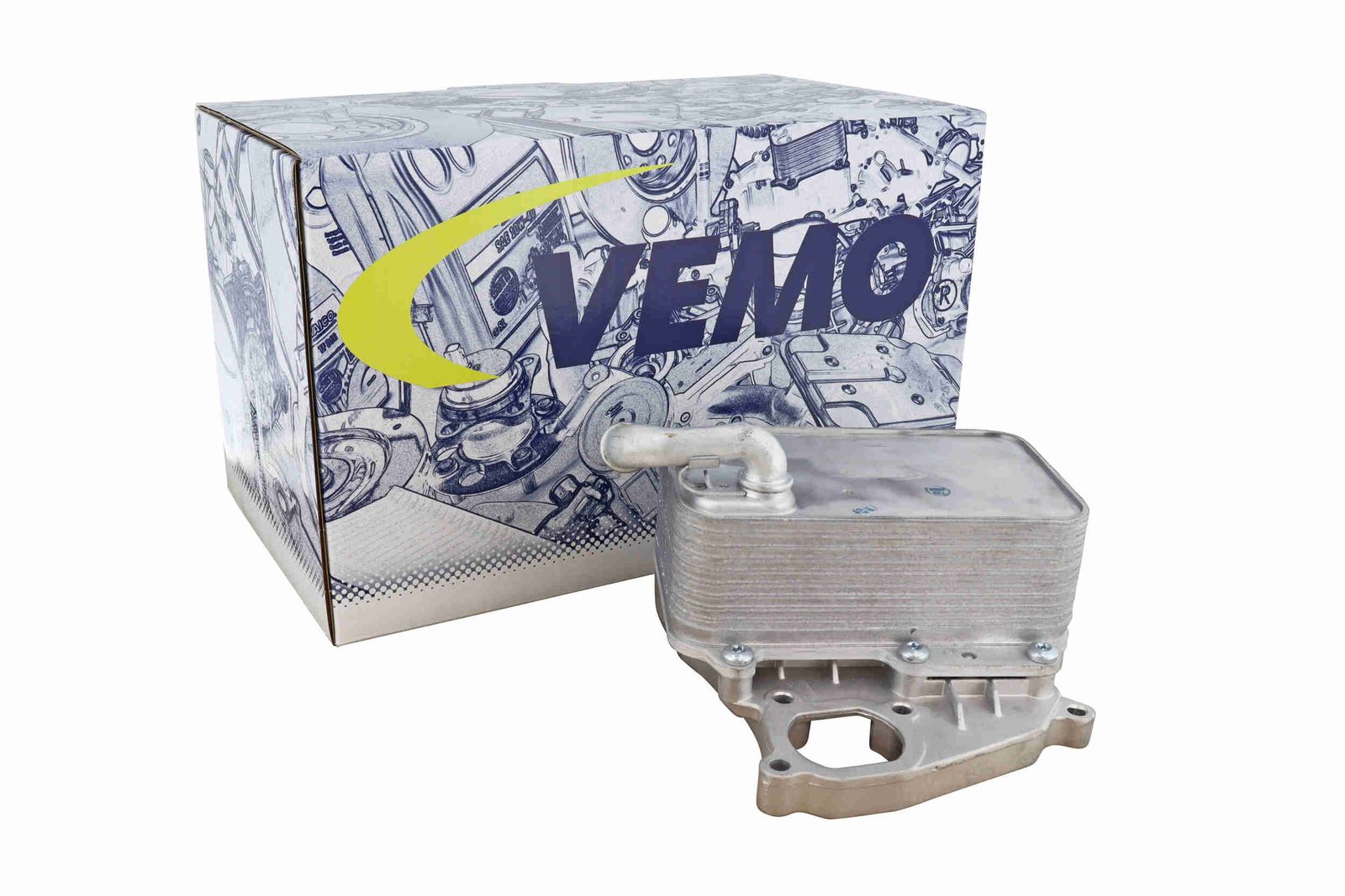 Oil Cooler, engine oil-1