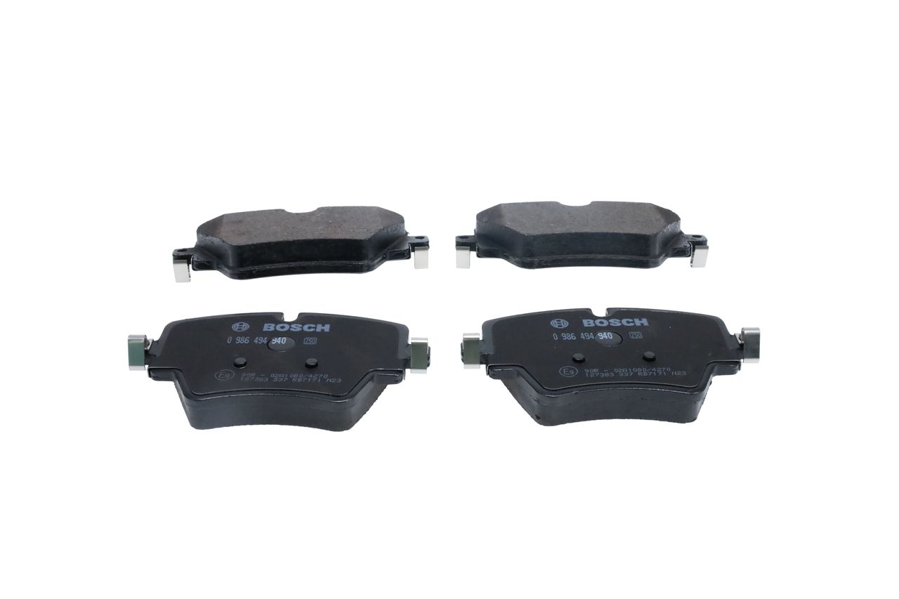 BOSCH 0 986 494 940 Brake pad set, disc brake