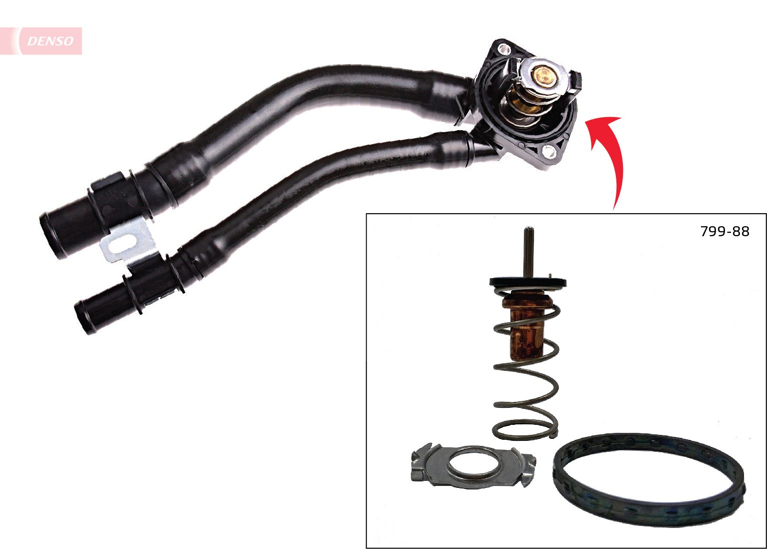 DENSO DTM88799 Thermostat, coolant