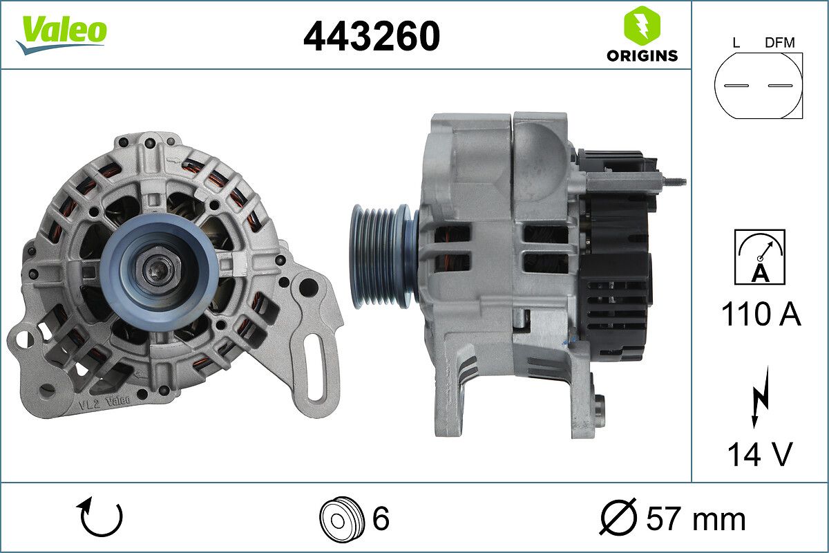 VALEO 443260 Alternator
