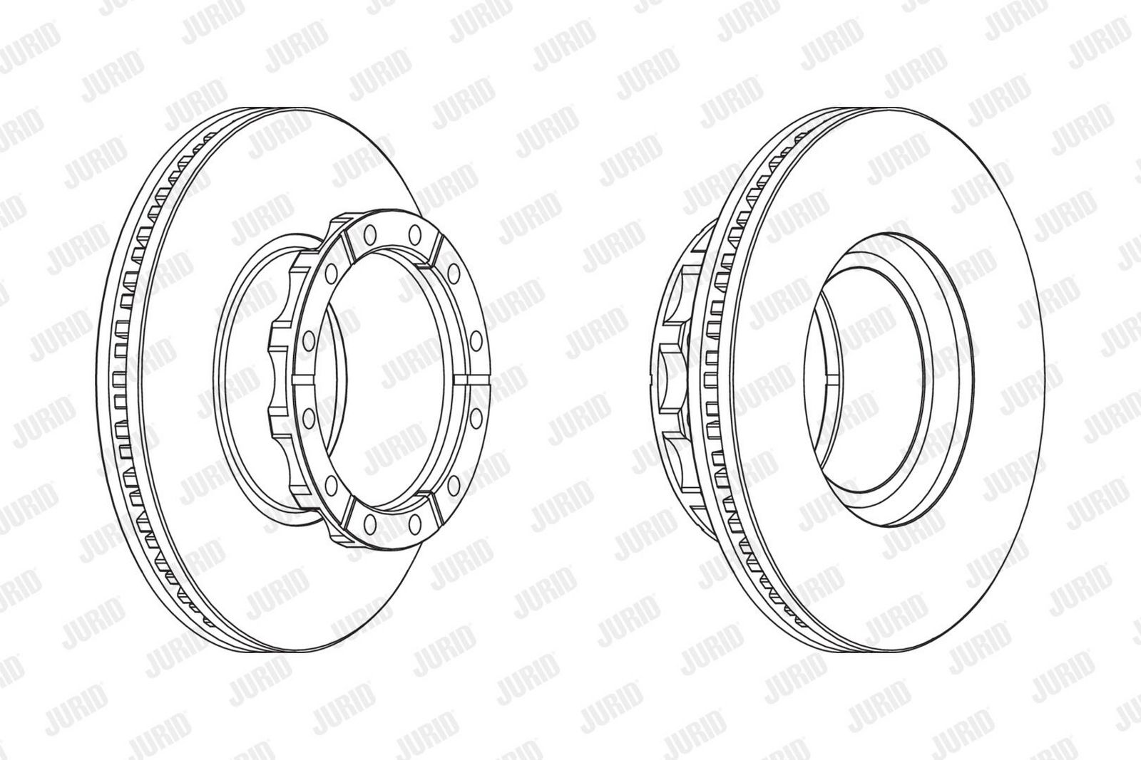 JURID 567135J Brake disc