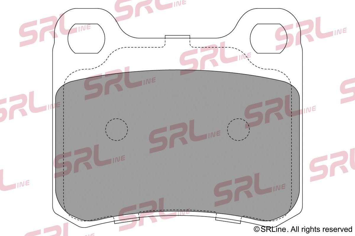 SRLINE S70-1166 Brake pad set, disc brake