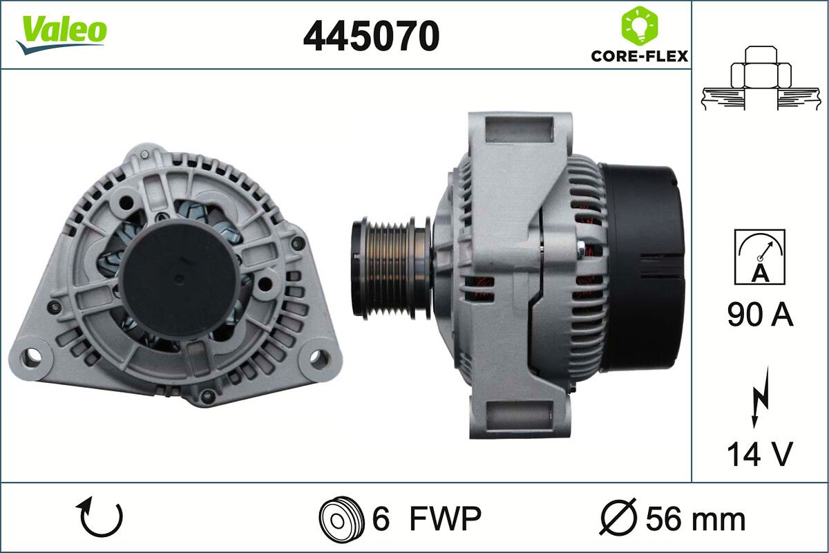 VALEO 445070 Alternator
