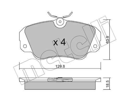Brake Pad Set, disc brake-main
