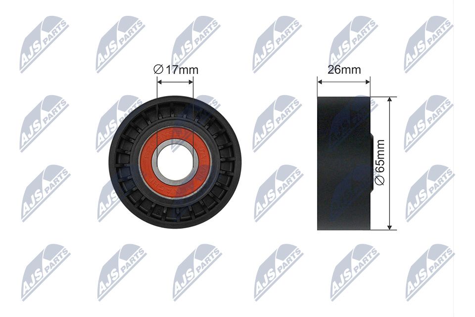 NTY RNK-ME-023 Deflection pulley/guide pulley, v-belt