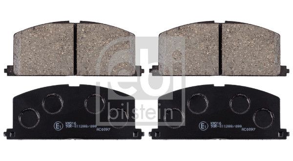 FEBI BILSTEIN 16581 Stabdžių trinkelių rinkinys, diskinis stabdys