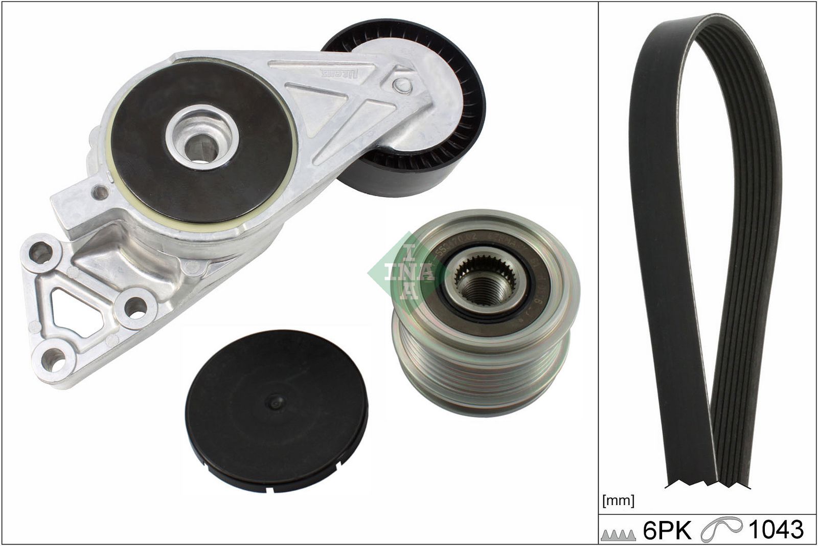 SCHAEFFLER INA 529 0429 20 V-ribbed belt set