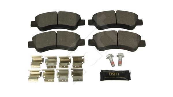 HART 252 309 Stabdžių trinkelių rinkinys, diskinis stabdys