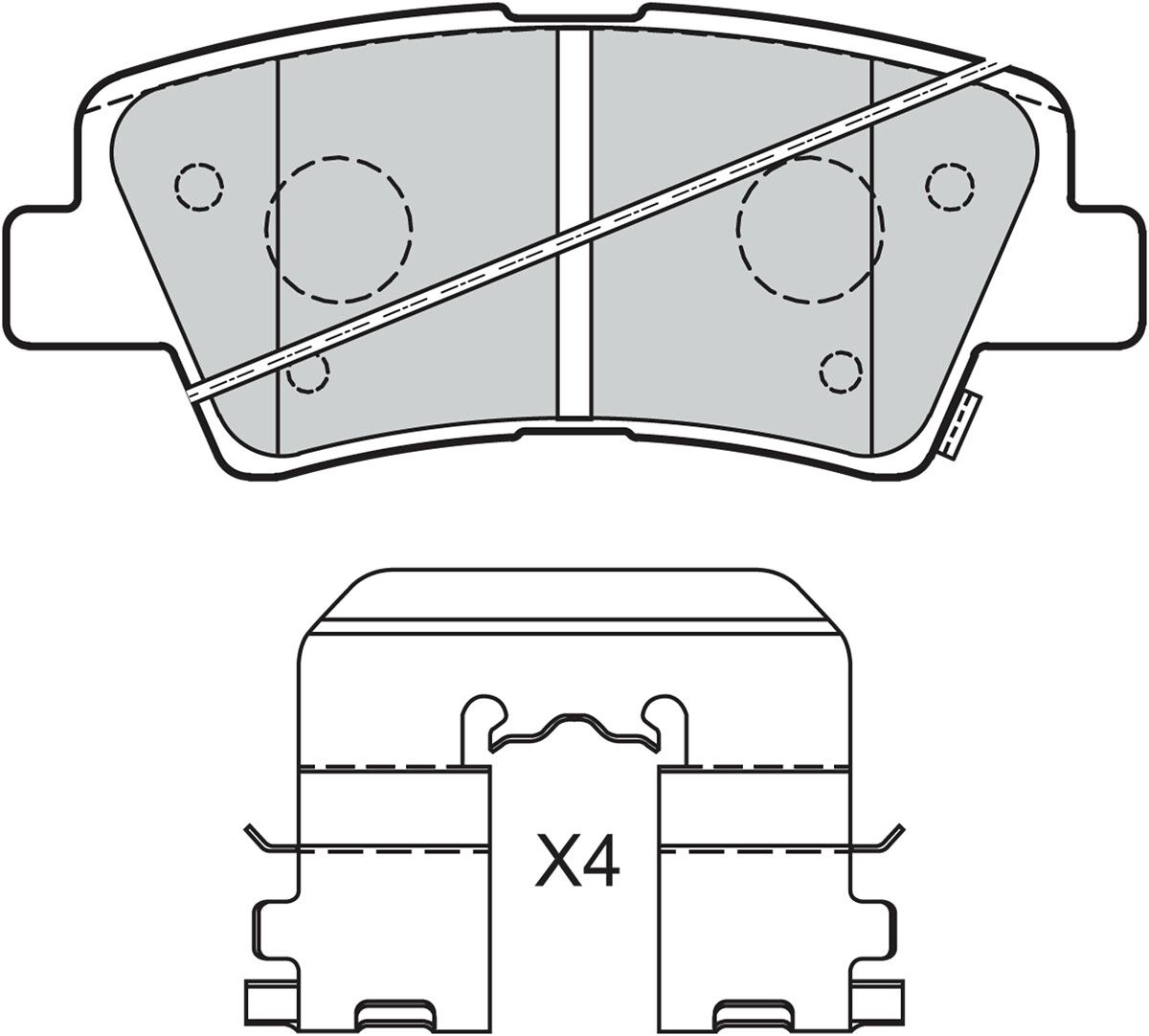 Brake Pad Set, disc brake-1