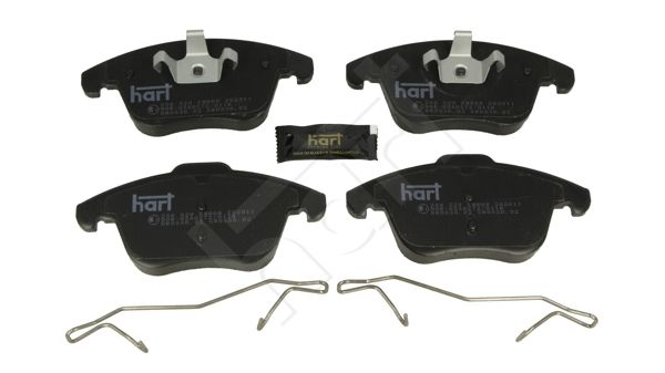 HART 256 529 Stabdžių trinkelių rinkinys, diskinis stabdys