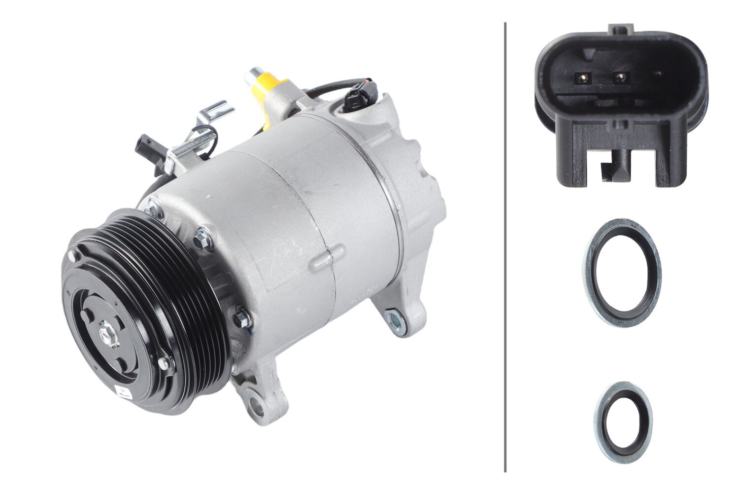HELLA 8FK 366 200-371 Compressor, air conditioning