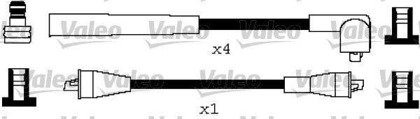 VALEO 346629 Ignition cable kit