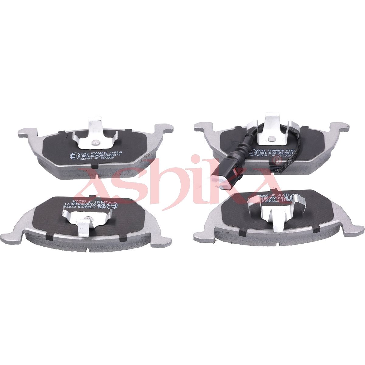 ASHIKA 50-00-0043 Brake pad set, disc brake