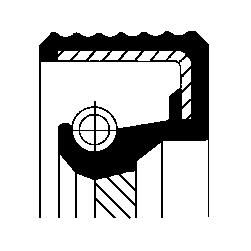 CORTECO 46082157B Shaft seal, crankshaft