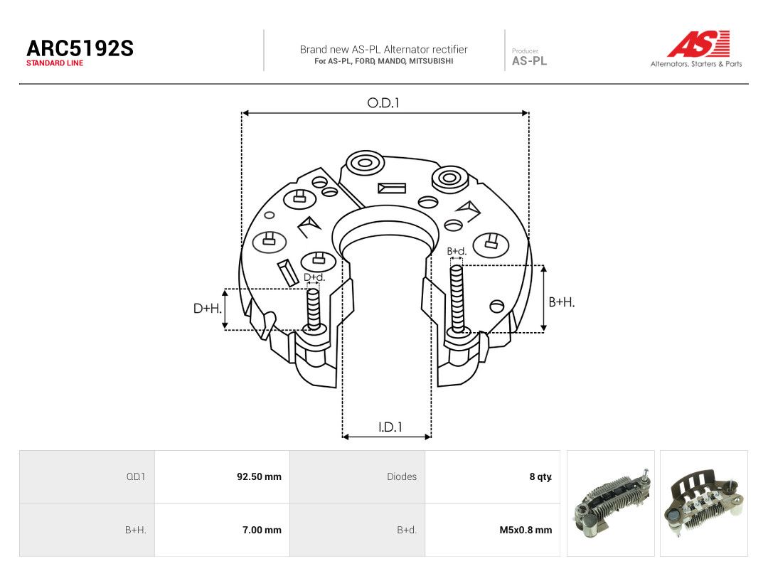 Rectifier, alternator-2