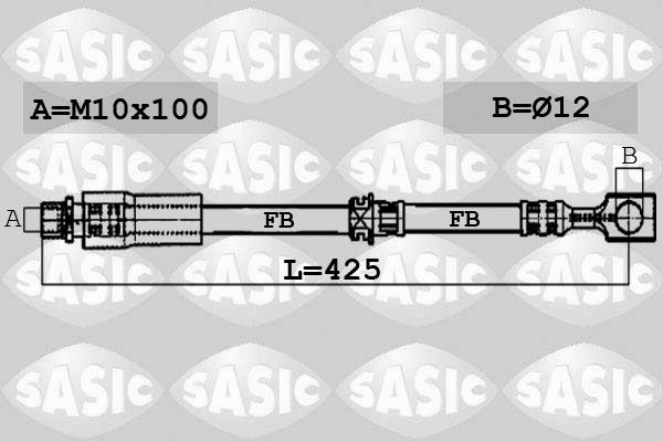 SASIC 6606215 Brake hose