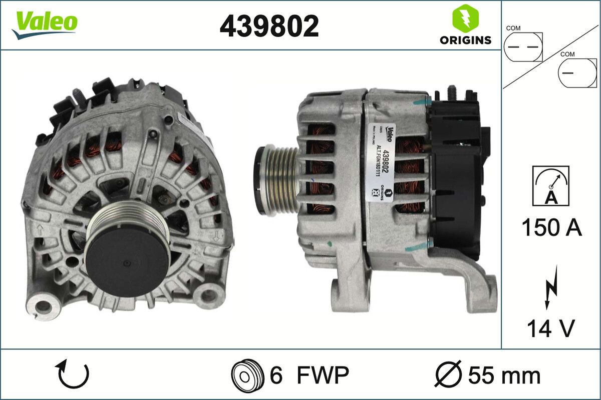 VALEO 439802 Alternator