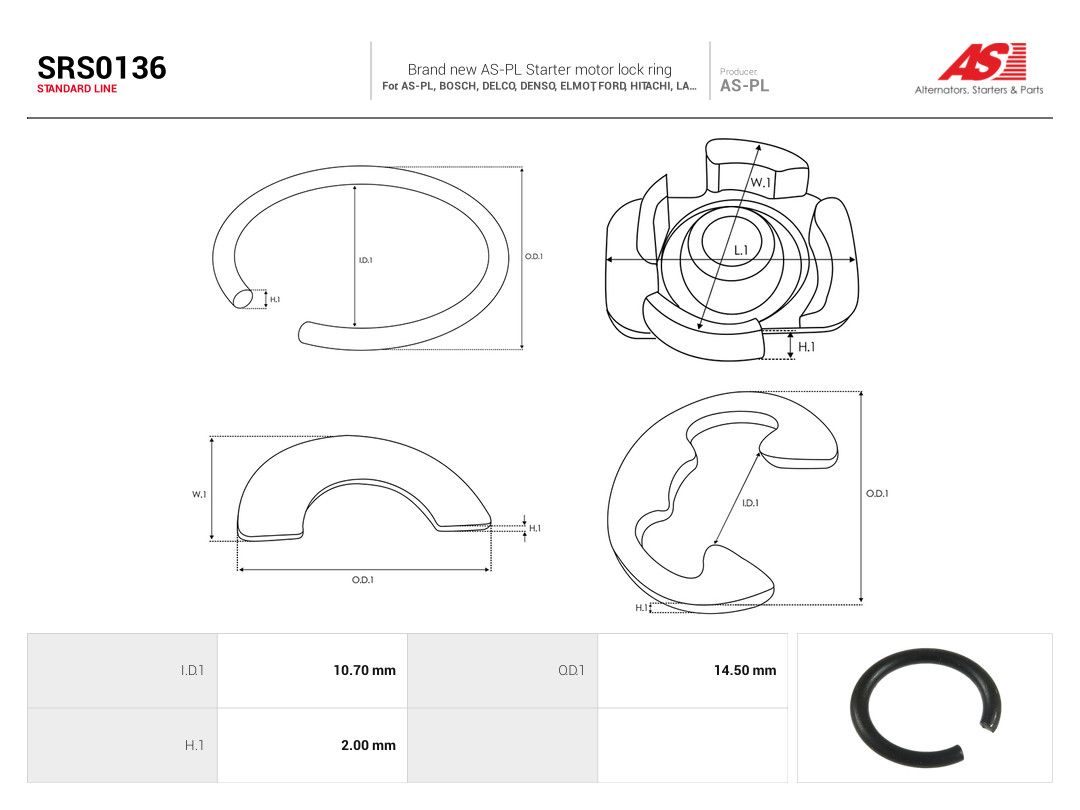 Repair Kit, starter-1