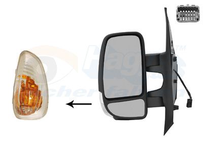 VAN WEZEL 3799801 Exterior mirror