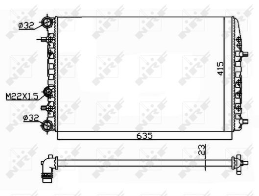 Radiator, engine cooling-4
