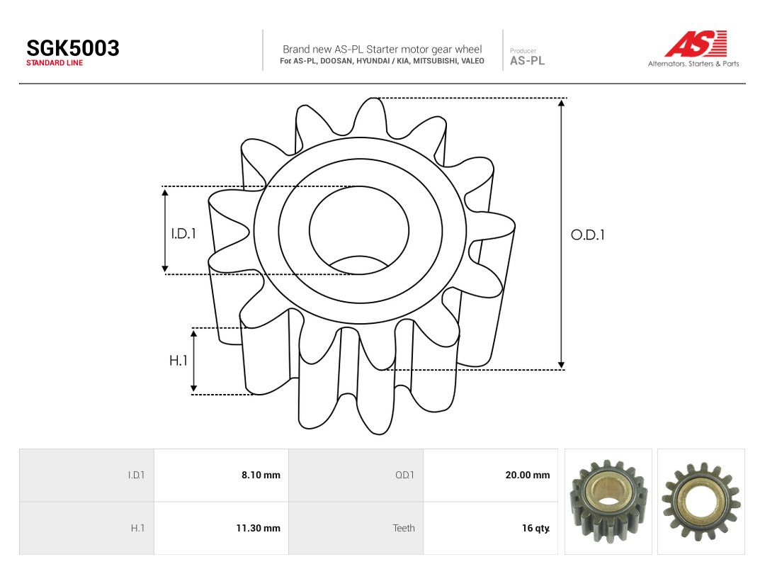 Repair Kit, starter-2